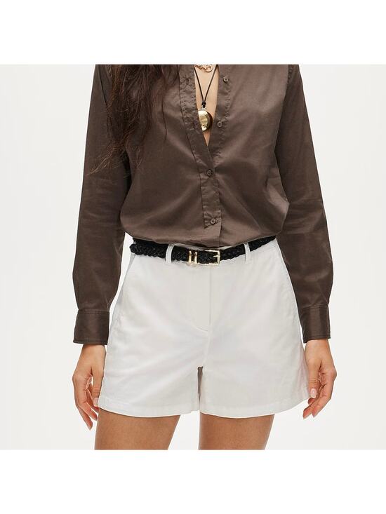 J. Crew Pants - NWT J.Crew Women's 4" Heritage Classic Chino Short White Size 8